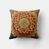 手作り曼荼羅 クッション (裏面)