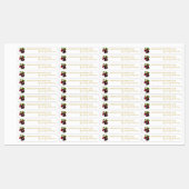 手作り桑のジャム薄いシールラベル ラベル (シート)