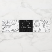 手作り梨ジャムラップラのまわりにベル ペットボトルラベル (シングルラベル)