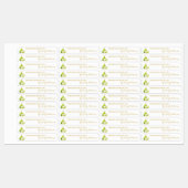 手作り梨ジャム薄ラベル ラベル (シート)