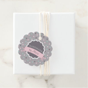 手作り水彩春フローラ製品ラベル フェイバータグ