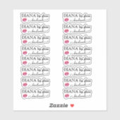 手作り澄んリップグロスチューブラベル シール (シート)