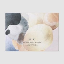 手作り環境にやさしブランディングロゴティッシュペーパー 薄葉紙