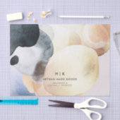 手作り環境にやさしブランディングロゴティッシュペーパー 薄葉紙 (クラフト)