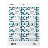 手作り石けんビジネスブルーベリーの手描き  ラベル (フルシート)