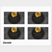 手作り石けんヴィンテージ黒板製品ラベル 長方形シール (シート)