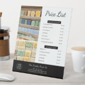 手作り石けん写真台座看板の価格表 台座サイン (インサイチュ)