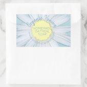 手作り石けん素朴国デイジー製品ラベル 長方形シール (バッグ)