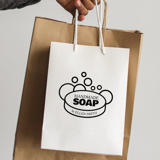 手作り石けん、カスタムビジネス大 ラバースタンプ