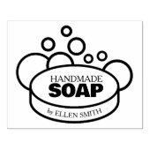 手作り石けん、カスタムビジネス大 ラバースタンプ (インプリント)