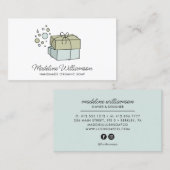 手作り石鹸のロゴ | Soap Craft名刺 名刺 (正面/裏面)