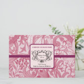 手作り石鹸ラッピング紙ヴィンテージデザインシート (スタンド正面)