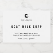 手作り石鹸ラベル フードラベル (シングルラベル)