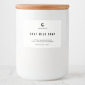 手作り石鹸ラベル フードラベル (正面)