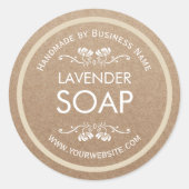 手作り石鹸製造ヴィンテージフローラクラフト ラウンドシール (正面)