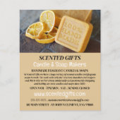 手作り石鹸、ろうそく&せっけん広告メーカー チラシ (正面)