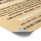 手作り石鹸、ろうそく&せっけん広告メーカー ポスター (角)