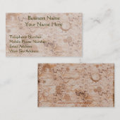 手作り紙エフェクトビジネス&プロファイルカード 名刺 (正面/裏面)