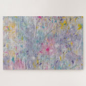 手作り紙カラフルとパルプアクセント ジグソーパズル (横)