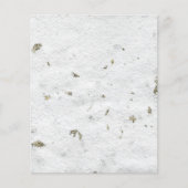 手作り紙金ゴールドフレークのスクラップブック紙 (正面)