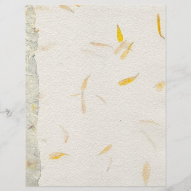 手作り紙 – 花花びら (正面)