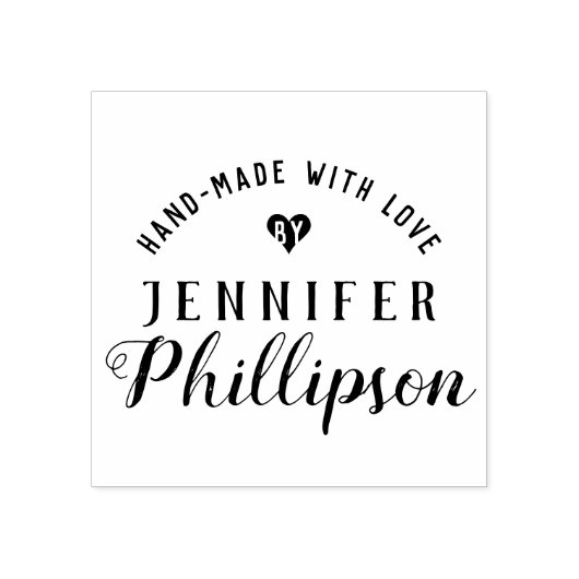 手作り素朴のサイン ラバースタンプ