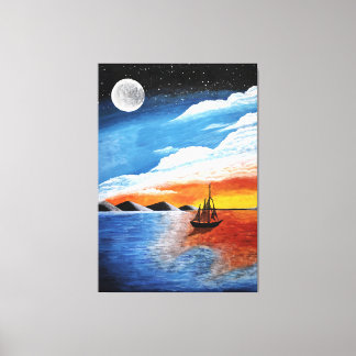 手作り絵画の夜 キャンバスプリント