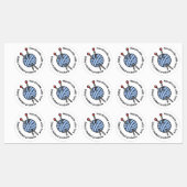 手作り編み物 パーソナライズされた ラベル (シート)