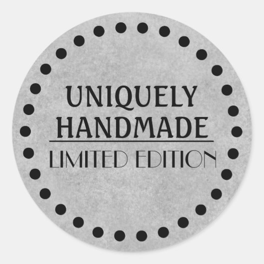 手作り職人 ラウンドシール (正面)