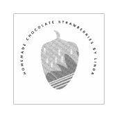 手作り苺チョコレート専門店 ラバースタンプ (インプリント)