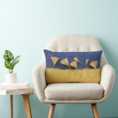 手作り葉の紙腰枕 ランバークッション (椅子)