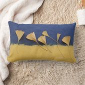 手作り葉の紙腰枕 ランバークッション (ブランケット)