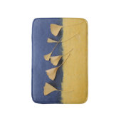 手作り葉の紙質感 バスマット (正面縦)