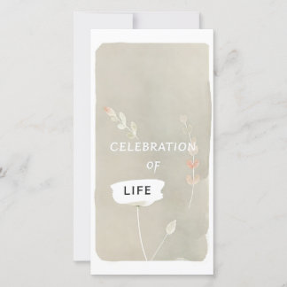 手作り葬式カードに触れる人生お祝い