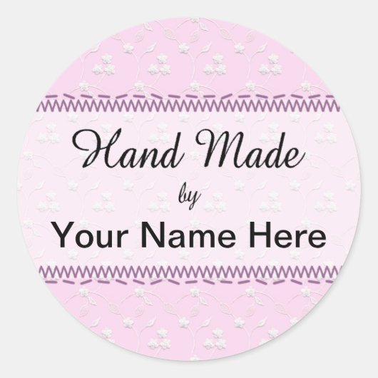 手作り裁縫シール ラウンドシール (正面)