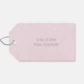 手作り裁縫ボタンギフトラベル ギフトタグ (裏面横)