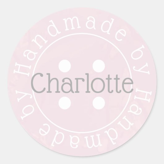 手作り裁縫ボタンシール ラウンドシール (正面)