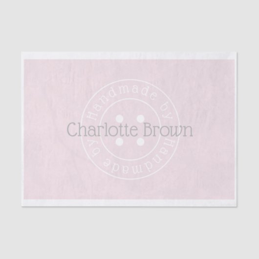 手作り裁縫ボタンティッシュペーパー 薄葉紙 (正面)