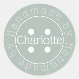 手作り裁縫ボタン紙シール ラウンドシール