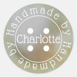 手作り裁縫ボタン紙シール ラウンドシール