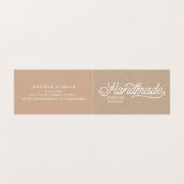 手作り製品クラフト折り畳み名刺 名刺 (外部フラット)