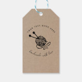 手作り製品クラフト編み物 ギフトタグ (裏面)