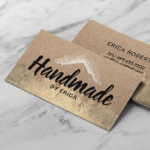 手作り製品マウンテンロゴ素朴クラフト#2 名刺