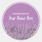 手作り製品ラベエレガントンダーフローラ事業 ラウンドシール (正面)