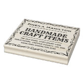 手作り製品ラベル ラバースタンプ (スタンプ)