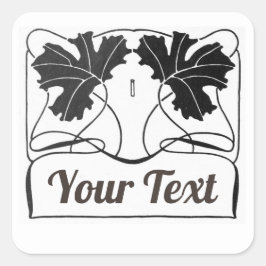 手作り製品ヴィンテージアールヌーボー工場 スクエアシール