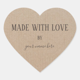 手作り製品ヴィンテージシンプルトレンディークラフト紙 ハートシール