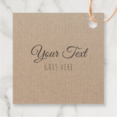 手作り製品ヴィンテージシンプルトレンディークラフト紙 フェイバータグ (裏面)