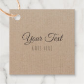 手作り製品ヴィンテージシンプルトレンディークラフト紙 フェイバータグ (正面)