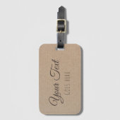 手作り製品ヴィンテージシンプルトレンディークラフト紙 ラゲッジタグ (正面縦)